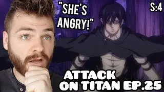 EREN'S UNSTOPPABLE!!?! | ATTACK ON TITAN EPISODE 25 | SEASON 4 | New Anime Fan! | REACTION
