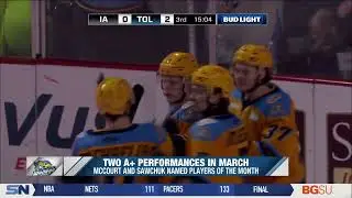 McCourt and Sawchuk Earn League Honors with Walleye