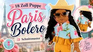 Puppenkleider selber n&auml;hen | Bolero Jacke | Frocks & Frolics | Schnittmuster | Anf&auml;nger