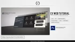 [ Photoshop ] Exclusive Web Template  Cover Tutorial