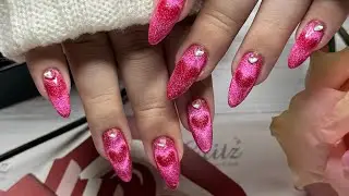 Nail Art Tutorial - How to Quick Easy Simple Gel Extension Nails 💖