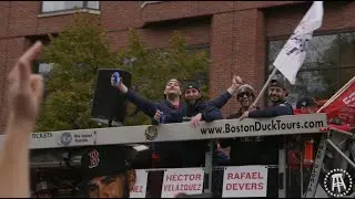 Barstool Rides the Duck Boats With the Red Sox