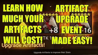 Crazy Artifact Upgrade Method | Know How Much Your Upgrades Will Cost! | Raid: Shadow Legends