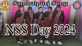 SAMBALPURI DANCE NSS DAY 2024 govt. b. p. college Arang