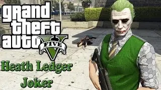 GTA 5 моды - Heath Ledger Joker Skin Pack