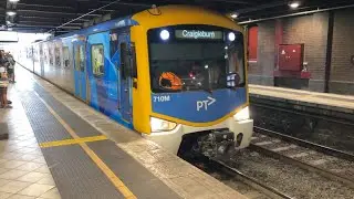 Metro Siemens Departing Flinders Street Station to Craigieburn