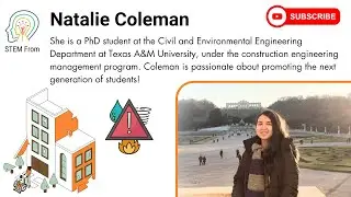 Meet Natalie Coleman from Texas A&M University on the STEM From Podcast (S2 Ep2)