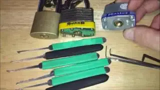 (003) Beginner Lock Picking Techniques: Raking, Rocking and Zipping