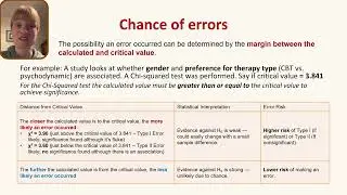 AQA Psychology Inferential Statistics 5: Errors (type I and II)