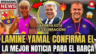 &iexcl;URGENTE! &iexcl;LAMINE YAMAL CONFIRMA LA MEJOR NOTICIA PARA EL BARCELONA! &iexcl;CELEBRA! NOTICIAS DEL BAR&Ccedil;A