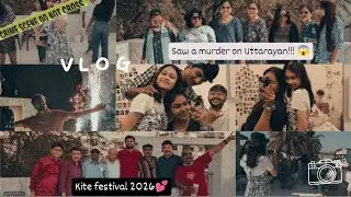 Saw a murder in Ahmedabad😱 - night of Uttarayan 🪁2026 | Amy Christian.