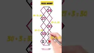 PUZZLE ANSWER ✨☑️#maths #viral #iqtest #shortsfeed #puzzleanswer #youtubeshorts #10ksubscribers