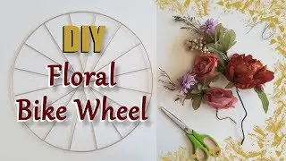 DIY Floral Bike Wheel (Decoration)