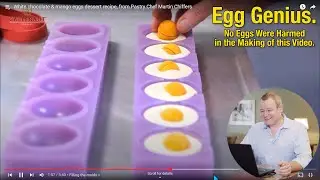 Chocolate Mango Egg, Chicago Culinary FX Teaser | Chef Martin Chiffers&rsquo; Elegant Dessert Build