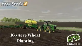 165 Acre Planting | FS19 County Line Seasons Ep.1 | Time lapse | FS19 mods