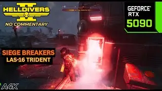 CONFISCATE ASSETS w/ LAS-16 Trident | Helldivers 2 | RTX 5090 4K 60fps Max Settings
