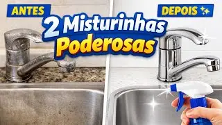 2 Misturinhas Caseiras que Limpam Metais, Granito e MDF Branco (Funciona Mesmo!)