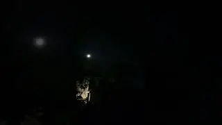 Moon & Wind-chimes #nature #astronomy #vlog