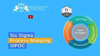 Six Sigma Process Mapping | Best Lean Six Sigma Black Belt Tutorial For Beginners | @henryharvin