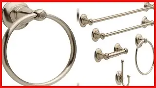 Delta-faucet PTR46-BN -towel Ring Porter Bath Hardware-Accessory, SpotShield Brushed Nickel