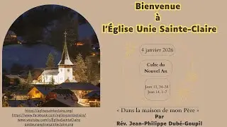 Rediffusion du culte du 4 janvier 2026 (Culte du Nouvel An)