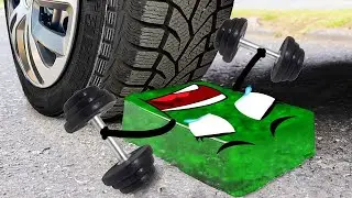 Experiment Car vs Jelly ,Toothpaste with Original Sound | Crushing Crunchy & Soft Things|Woa Doodles