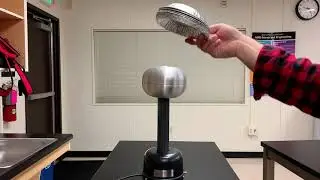 Charging by Conduction - Pie Plate Demo
