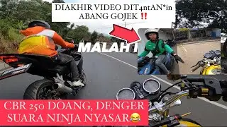 Ninja ss dibertiin abang gojek, EH CBR 250 DENGER SUARA NINJA MALAH NYASAR ‼️