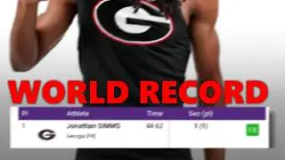 Jonathan Simms Just Set A World Record In His Season Opener