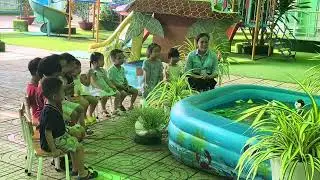 Trường MN Hạnh Thông Tây- Lĩnh vực phát triển ngôn ngữ- Đề tài: Múa rối nước “Bắt cá”