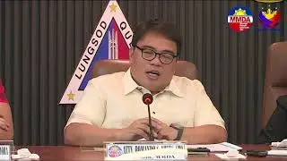 LIVE: MMDA Chairman Atty. Don Artes on the Metro Manila Council (MMC) regular meeting