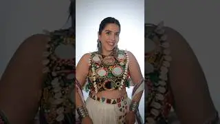 GRWM к Наваратри 2025 День 1 🤍🦢| Наваратри взгляд | Хели Вед #navratri #navratrilook #gujjugirl S...