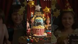 The CUTEST Kids Cinema Cake Ever Made! 🎬🍰