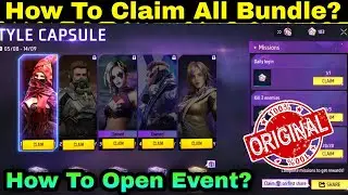 FF Style Capsule Bundle Claim | FF Style Capsule Event Full Review | How To Open Style Capsule Event