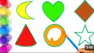 2D Shape Drawing for Toddlers || Easy & Fun Preschool Learning