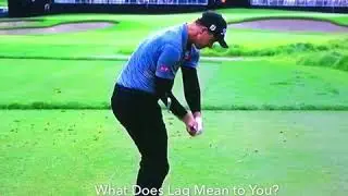 Misconception to lag in golf