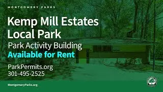 Kemp Mill Park Activity Building