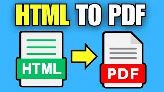 How To Convert HTML File to PDF File (Quick Guide)