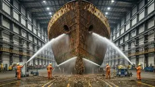 Luxury Cruise Ship Rebirth | Full Restoration Journey #CruiseShipRestoration #ShipTransformation