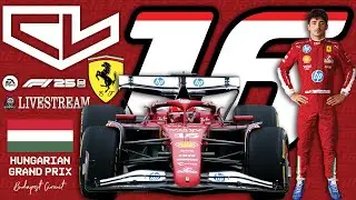 BLESS ME, IT'S HUNGARY - F1 25 LECLERC CAREER - AI 110 | 100% RACE