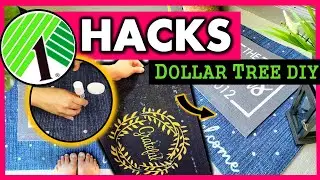 How to Make a Custom Doormat (super easy & quick) AWESOME HACKS with Cricut!