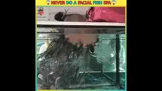 😱🤔Never Do A Facial Fish Spa #shorts #viral #fish #spa #dangerous @AslamFacts