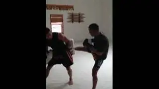 Pad Work - Christian Defiris Holding For Sal Carillo