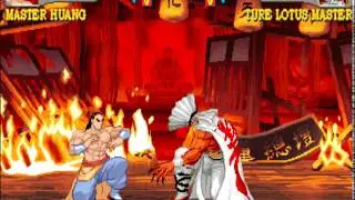 Fighting Game Bosses 107. Martial Masters - True Lotus Master boss battle