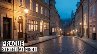 Misty Prague Riverside Cafe Jazz for Calm Study