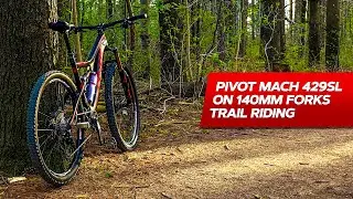 Pivot Mach 429SL with 140mm Front Fork Hybrid Trail Bike Setup