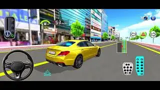 Realistic Car Driving & Full Control Test  Android Game Play (Level 1) 🚗🔥