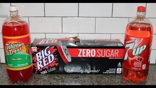 Обзор фруктового пунша Tahitian Treat, без сахара, Big Red & Cherry 7UP