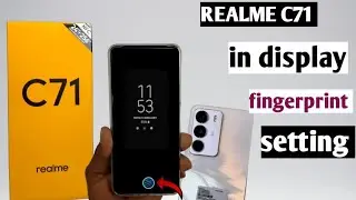 Realme c71 5g in display fingerprint setting|| Realme C71 display fingerprint lock kaise lagaye 