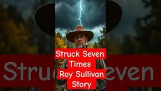 Struck Seven Times Roy Sullivan Story #HumanLightningRod #RoySullivan #survivorstories  #fypyoutube